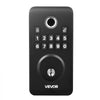 VEVOR Fingerprint Door Lock, Electronic Biometric Deadbolt with Pioneering Easy-Grip Design, Auto Locking, One-Time Code, Anti-Peeking Password, Keyless Entry Door Lock for Home Use, Matte Black