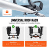 VEVOR Kayak Roof Rack, 1 Pair J-Bar, Soft Roof Rack, Top Mount Tie Down, Carrier for kayak, Surf Board, Canoe, SUP, Ski Board, Mount on Car, SUV, Truck, 1 Kayak