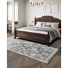 VEVOR Area Rug, 8 x 10 ft Large Washable Rug, Non-Slip and Tear-Resistant Soft Carpet, Pet & Child Friendly Vintage Area Rugs, Indoor Mat for Bedroom, Living Room, Kids Room, Entryway, Office, Gray