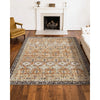 VEVOR Area Rug, 8 x 10 ft Large Washable Rug, Non-Slip and Tear-Resistant Soft Carpet, Pet & Child Friendly Vintage Area Rugs, Indoor Mat for Bedroom, Living Room, Kids Room, Office, Brown Green