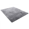 VEVOR Indoor Plush Area Rugs, 8 x 10 ft Soft Plush Carpet, Furry Shag Area Rugs for Living Room, Bedroom, Sunroom, Modern Home Decor Aesthetic, Non-Shedding, Non-Woven, Slip-Resistant, Smoke Gray