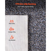 VEVOR Indoor Plush Area Rugs, 8 x 10 ft Plush Carpet, Area Rugs Furry with Long Plushs Pile, Thick & Durable High-Pile Rug for High-Traffic Areas, Non-Shedding & Non-Slip Backing, Blue-Gray