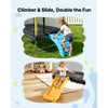 VEVOR Trampoline for Kids, Toddler Mini Trampoline, 132 lbs Capacity Indoor Outdoor Play Toys with Enclosure Net, Slide, and Ring, Easy to Assemble, Christmas Toys Birthday Gifts for Girls Boys
