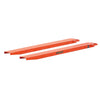 VEVOR Forklift Extensions 72 x 5.5 in, Upgrade Retaining Loop & Bottom Lock, for Forklifts and Forklift Trucks, Heavy-Duty Industrial Pallet Fork Attachments, Extended Load Handling, Orange, 1 Pair