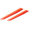 VEVOR Forklift Extensions 84 x 5.5 in, Upgrade Retaining Loop & Bottom Lock, for Forklifts and Forklift Trucks, Heavy-Duty Industrial Pallet Fork Attachments, Extended Load Handling, Orange, 1 Pair