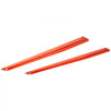 VEVOR Forklift Extensions 96 x 4.5 in, Upgrade Retaining Loop & Bottom Lock, for Forklifts and Forklift Trucks, Heavy-Duty Industrial Pallet Fork Attachments, Extended Load Handling, Orange, 1 Pair