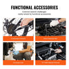 VEVOR Mechanics Tool Set and Socket Set, 1/4" 3/8" 1/2" Drive Deep and Standard Sockets, 450 Pcs SAE and Metric Mechanic Tool Kit with Bits, Hex Wrenches, Combination Wrench, Accessories, Storage Case
