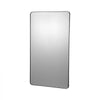VEVOR Wall Mounted Makeup Mirror, 0.15" Thick, 30" x 48" Mirror with Aluminium Alloy Frame & Explosion-Proof Film, Scratch-Resistant Mirror with Z-Shaped Bracket, Fit for Bathroom/Bedroom/Living Room