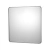 VEVOR Wall Mounted Makeup Mirror, 0.15" Thick, 36" x 36" Mirror with Aluminium Alloy Frame & Explosion-Proof Film, Scratch-Resistant Mirror with Z-Shaped Bracket, Fit for Bathroom/Bedroom/Living Room