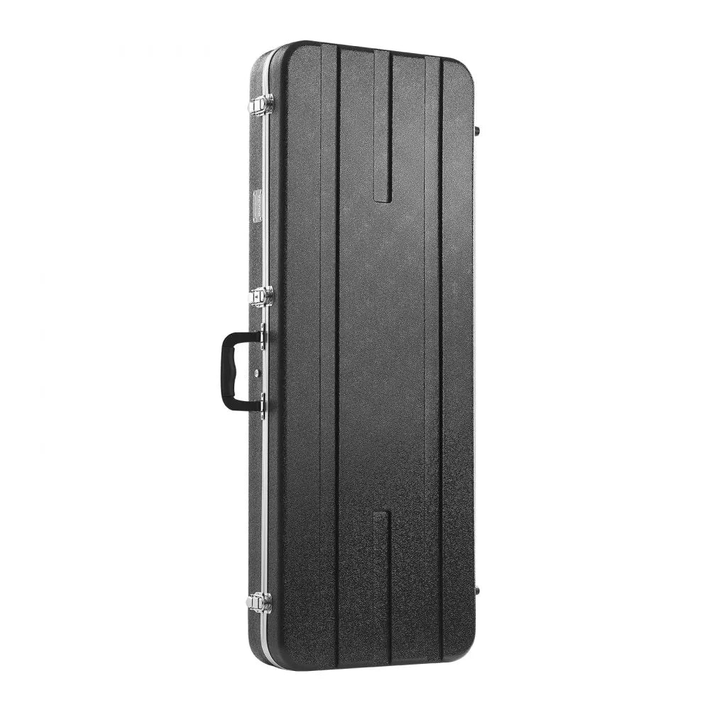VEVOR Electric Guitar Hard Case, 41.34 in Rectangular Guitar Hard Case, With Lock Latch Key Handle, ABS Padding Soft Lining Water-Resistant Hard Shell Guitar Case, for 39 in Electric Guitar, Black
