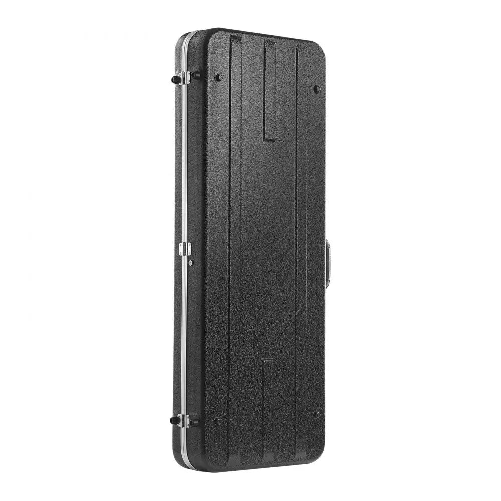 VEVOR Electric Guitar Hard Case, 41.34 in Rectangular Guitar Hard Case, With Lock Latch Key Handle, ABS Padding Soft Lining Water-Resistant Hard Shell Guitar Case, for 39 in Electric Guitar, Black