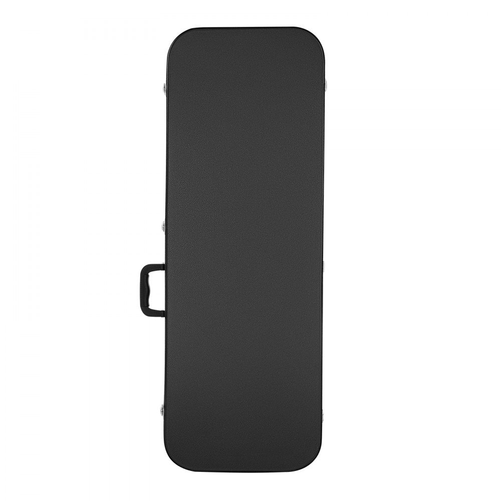 VEVOR Electric Guitar Hard Case, 43.11 in Rectangular Guitar Hard Case, With Lock Latch Keys Handle, PVC Padding Soft Lining Water-Resistant Hard Shell Guitar Cases, for 39 in Electric Guitars, Black