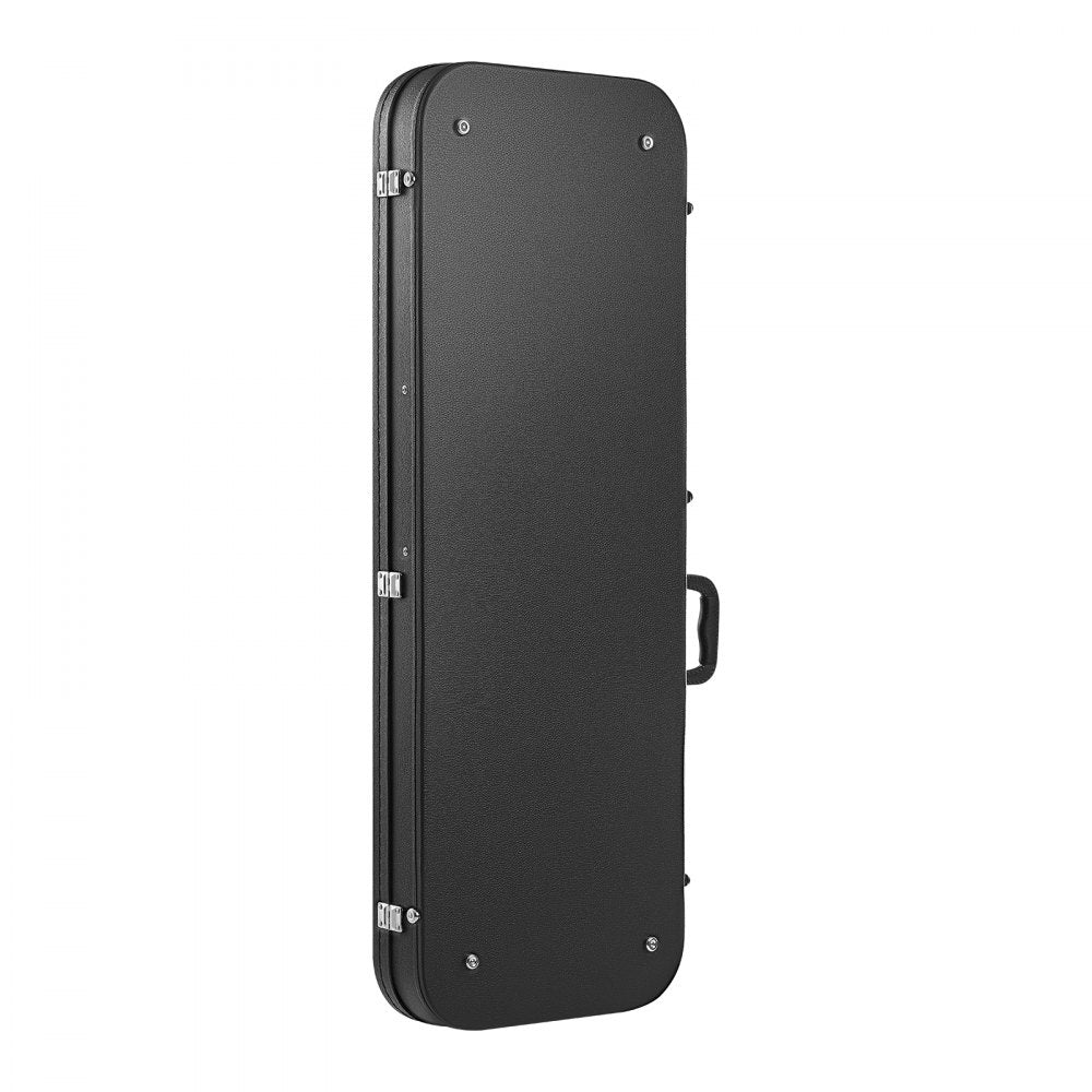 VEVOR Electric Guitar Hard Case, 43.11 in Rectangular Guitar Hard Case, With Lock Latch Keys Handle, PVC Padding Soft Lining Water-Resistant Hard Shell Guitar Cases, for 39 in Electric Guitars, Black