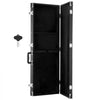 VEVOR Electric Guitar Hard Case, 41.3 Inch, Rectangle Wooden Hard-Shell Protective Carrying Case, with Lock Latch, Padding, Accessory Compartment, Key, for 39 Inch Tele/ST Electric Guitars, Black