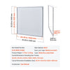 VEVOR Access Panel for Drywall & Ceiling, 24 x 24 Inch Plumbing Access Panels, Reinforced Access Door, Heavy-Duty Steel Wall Hole Cover, Easy Install Removable Hinged Panel for Wiring & Cables, Silver