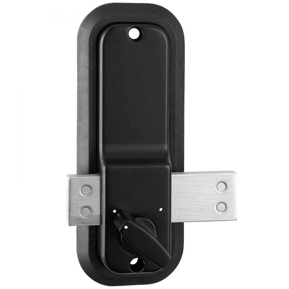 VEVOR Mechanical Keyless Entry Door Lock, 14 Digit Keypad, Outdoor Gate Door Locks Set with Surface-mounted Latch, Water-proof Zinc Alloy, Keypad and Knob, Easy to Install, for Garden, Garage, Yard