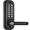 VEVOR Mechanical Keyless Entry Door Lock, 14 Digit Keypad, Double-sided Embedded Outdoor Gate Door Locks Set with Handle and Keypad, Water-proof Zinc Alloy, Easy to Install, for Yard, Garden, Garage