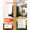 VEVOR Mechanical Keyless Entry Door Lock, 2.0 Code Upgrade, 4-7 Digits Code, Single-Sided Push Button Combination Keypad Door Lock with Handle, Auto Locking, for Indoor or Outdoor, Oil-Rubbed Bronze