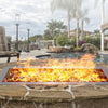 VEVOR 24 x 8 inch Drop-in Fire Pit Pan, Rectangular Stainless Steel Fire Pit Burner Kit, Propane Gas Fire Pan 120,000 BTU with H-Burner for Indoor or Outdoor Use
