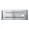 VEVOR 24 x 8 inch Drop-in Fire Pit Pan, Rectangular Stainless Steel Fire Pit Burner Kit, Propane Gas Fire Pan 120,000 BTU with H-Burner for Indoor or Outdoor Use