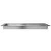 VEVOR 24 x 8 inch Drop-in Fire Pit Pan, Rectangular Stainless Steel Fire Pit Burner Kit, Propane Gas Fire Pan 120,000 BTU with H-Burner for Indoor or Outdoor Use