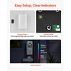 VEVOR Keyless Entry Door Lock with Handle Set, Electronic Keypad Deadbolt with Lever Handles, Pioneering Easy-Grip Design, Customizable User Codes, Keyed Entry, Auto Lock, Anti-Peeking, Silver