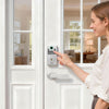 VEVOR Keyless Entry Door Lock with Handle Set, Electronic Keypad Deadbolt with Lever Handles, Pioneering Easy-Grip Design, Customizable User Codes, Keyed Entry, Auto Lock, Anti-Peeking, Silver