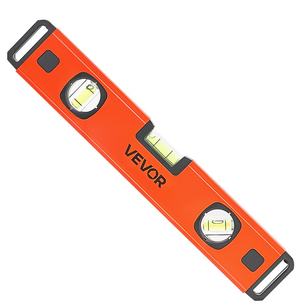 VEVOR Torpedo Level, 4-Piece Included 4/12/24/40 in, Magnetic Leveler Tool Set Aluminum Alloy, with Clear 3 Green Vials, Hanging Hole, Box Beam Multi-angle Measurement for Construction Home Renovation