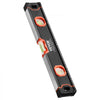 VEVOR 4-Piece Torpedo Level, 48/24/16/10 Inch All Magnetic Levels Set, Fluorescent Light Up Bubble Vials Ruler for 45/90/180 Degree, Aluminum Alloy Magnetic Box Leveler Tool, SAE and Metric Scale