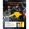 VEVOR 3/4-Inch NPT Automatic Fuel Nozzle, Max Flow Rate 11.8 GPM, Auto Shut Off Diesel Gas Pump Nozzle with 3-Speed Trigger Lock & 0.78 in (OD=20 mm) Spout for Gasoline, Diesel, Kerosene, Yellow