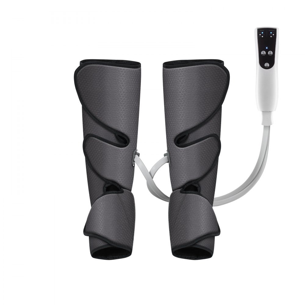 VEVOR Leg Massager with Air Compression, Foot and Calf Massager with 3 Modes & 3 Intensities, LCD Controller, Compression Massage Boot for Circulation, Swelling and Pain Relief- Great Gift for Mom/Dad