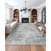 VEVOR Area Rug, 9 x 12 ft Large Washable Boho Rug, Non-Slip and Tear-Resistant Soft Carpet, Pet & Child Friendly Bohemian Area Rugs, Indoor Mat for Bedroom, Living Room, Kids Room, Office, Gray