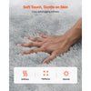VEVOR Indoor Plush Area Rugs, 9 x 12 ft Soft Plush Carpet, Furry Shag Area Rugs for Living Room, Bedroom, Modern Home Decor Aesthetic Long-Pile Rug, Non-Shedding, Slip-Resistant, Tie-Dye Light Gray