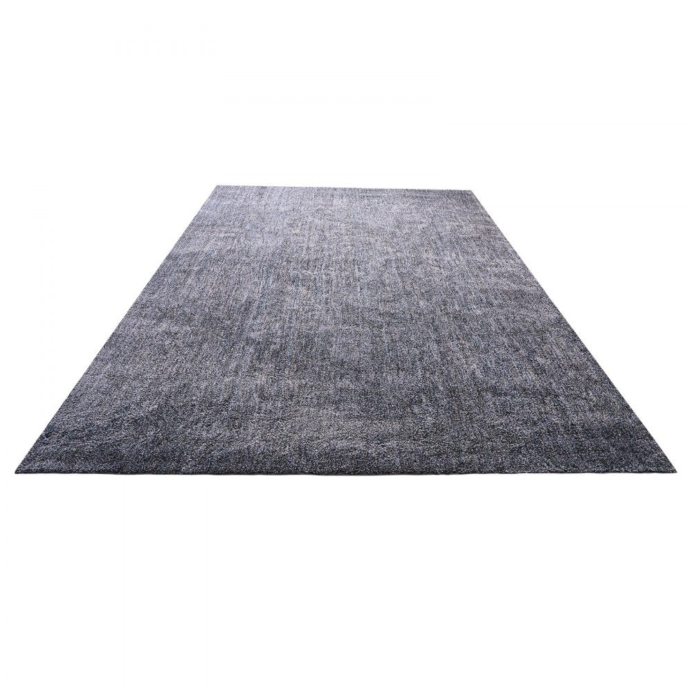 VEVOR Indoor Plush Area Rugs, 9 x 12 ft Plush Carpet, Area Rugs Furry with Long Plushs Pile, Thick & Durable High-Pile Rug for High-Traffic Areas, Non-Shedding & Non-Slip Backing, Blue-Gray