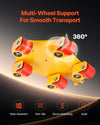 VEVOR Machine Skate, 8800 lbs Machinery Moving Skate, Machinery Mover Skate with 360° Rotation Cap and PU Swivel Rollers, Heavy Duty Industrial Machinery Mover with Handle for Warehouse, Workshop
