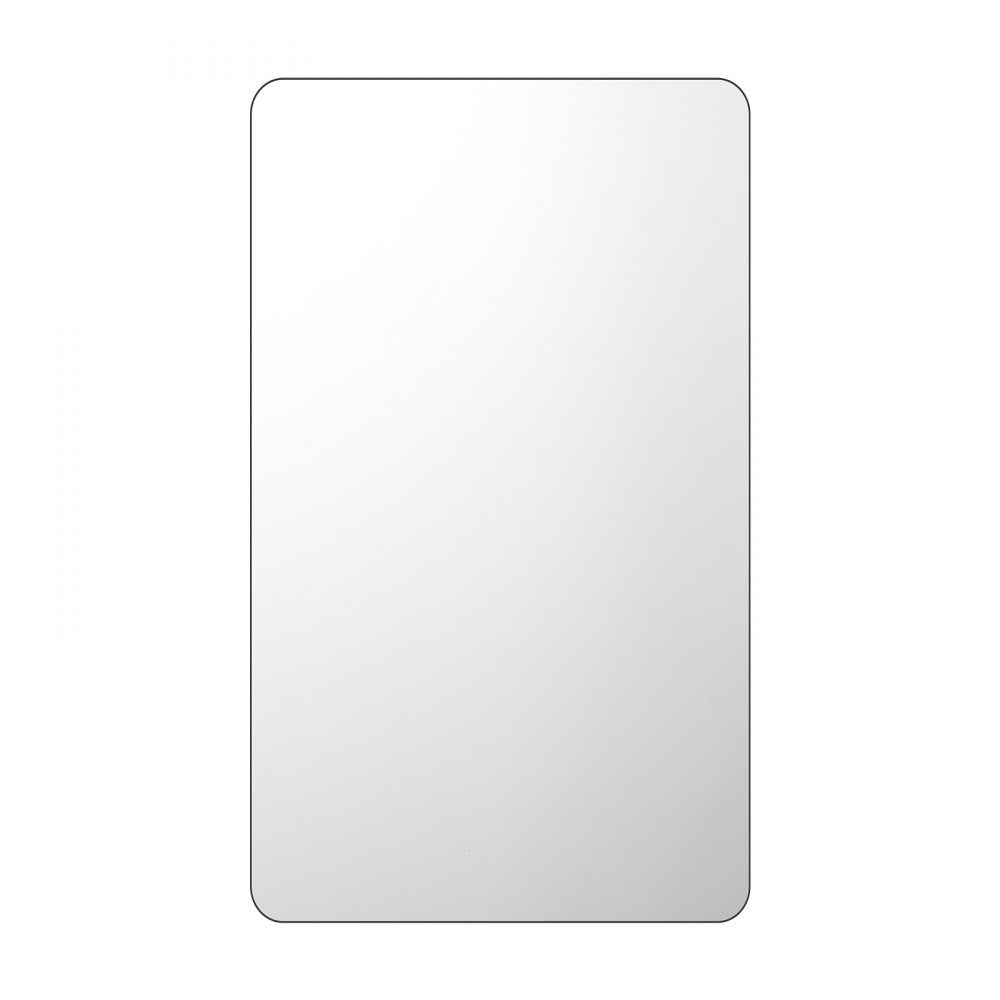 VEVOR Medicine Cabinet, 16 x 24 inch, Medicine Cabinet for Bathroom with Mirror,  Aluminum Frame Bathroom Wall Cabinet, 2-layer Adjustable Shelves, Recessed & Wall-mounted Installation