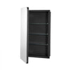 VEVOR Medicine Cabinet, 16 x 24 inch, Medicine Cabinet for Bathroom with Mirror,  Aluminum Frame Bathroom Wall Cabinet, 2-layer Adjustable Shelves, Recessed & Wall-mounted Installation