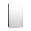 VEVOR Medicine Cabinet, 16 x 24 inch, Medicine Cabinet for Bathroom with Mirror,  Aluminum Frame Bathroom Wall Cabinet, 2-layer Adjustable Shelves, Recessed & Wall-mounted Installation