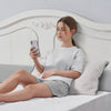 VEVOR Bed Wedge Pillow for Headboard, King Size, 72"x10"x6" Bed Gap Filler, Fill 0-7" Gap Between Headboard and Mattress, 25D Foam Mattress Wedge Headboard Pillow with Side Pocket, for Backrest, Gray
