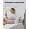 VEVOR Bed Wedge Pillow for Headboard, King Size, 76"x6"x4.5" Bed Gap Filler, Fill 0-4" Gap Between Headboard and Mattress, 25D Foam Mattress Wedge Headboard Pillow with Side Pocket, for Backrest, Gray