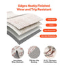 VEVOR Area Rug, 5 x 7 ft Large Washable Rug, Non-Slip and Tear-Resistant Soft Carpet, Pet & Child Friendly Modern Area Rugs, Indoor Mat for Bedroom, Office, Living Room, Kids Room, Entryway, Beige