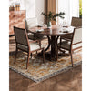 VEVOR Area Rug, 6 x 9 ft Large Washable Rug, Non-Slip and Tear-Resistant Soft Carpet, Pet & Child Friendly Vintage Area Rugs, Indoor Mat for Bedroom, Living Room, Kids Room, Entryway, Brown Green