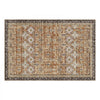 VEVOR Area Rug, 6 x 9 ft Large Washable Rug, Non-Slip and Tear-Resistant Soft Carpet, Pet & Child Friendly Vintage Area Rugs, Indoor Mat for Bedroom, Living Room, Kids Room, Entryway, Brown Green