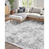 VEVOR Area Rug, 6 x 9 ft Large Washable Boho Rug, Non-Slip and Tear-Resistant Soft Carpet, Pet & Child Friendly Bohemian Area Rugs, Indoor Mat for Bedroom, Living Room, Kids Room, Entryway, Gray