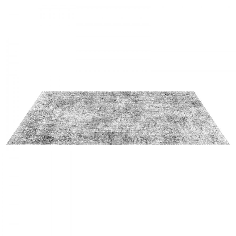 VEVOR Area Rug, 6 x 9 ft Large Washable Boho Rug, Non-Slip and Tear-Resistant Soft Carpet, Pet & Child Friendly Bohemian Area Rugs, Indoor Mat for Bedroom, Living Room, Kids Room, Entryway, Gray