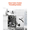 VEVOR Serger Overlock Sewing Machine, 1250 Stitches Per Minute, 2-3-4 Thread Capability, 0.7-2 Adjustable Differential Feed, with Free Arm and LED Light, Sewing Machine for Various Fabrics, White