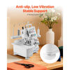 VEVOR Serger Overlock Sewing Machine, 1250 Stitches Per Minute, 3 and 4 Thread Capability, with LED Light and Strong Suction Feet, Heavy-Duty Metal Frame Sewing Machine for Various Fabrics, White