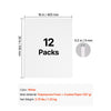 VEVOR Foam Board, 12 Pack 16 x 20 in, 3/16 in Thickness White Poster Board, for Mounting, Crafts, Paintings Prints, Art, Display, Presentation and Projects, Acid-Free Double Sided Foam Core Sheets