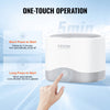 VEVOR Ultrasonic Cleaner for Dentures, 200ML Retainer Cleaner Machine with UV Light, 30W Cleaning Machine for Dental, Retainer, Aligner, Braces, Mouth Guards, Toothbrush Head, Shaver Head, Jewelry