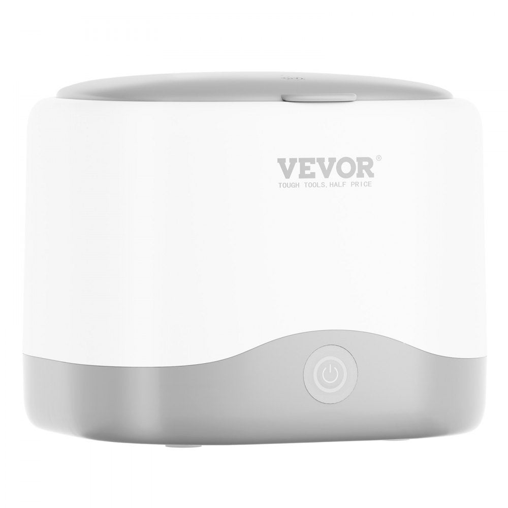 VEVOR Ultrasonic Cleaner for Dentures, 200ML Retainer Cleaner Machine with UV Light, 30W Cleaning Machine for Dental, Retainer, Aligner, Braces, Mouth Guards, Toothbrush Head, Shaver Head, Jewelry